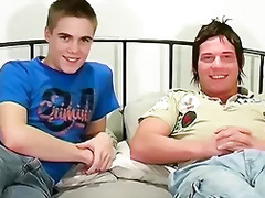 Young UK gays Jon and Leo M sixty nine BJ and ass fuck