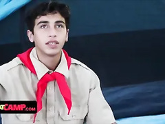 Boys At Camp - Bored Teen Scout Boys Decide To Play With Their Scout Leaders Dicks In The Woods