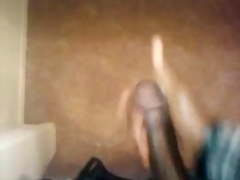 18 year old me, having a quick wank. black cock