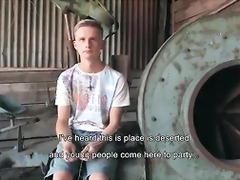 CZECH HUNTER 554 - Hunk Twink Busts A Nut On His Stomach While Getting His Ass Fucked