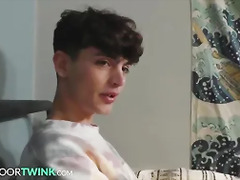 NextDoorTwink - College Twink Joins In Hot Rommie's Fuckfest