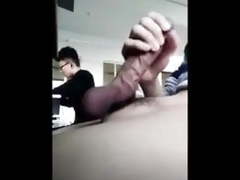 Asian Twink Masturbates In Public Library