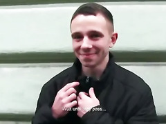 CZECH HUNTER 503 - Euro Hunk Sucks A Monster Cock For Cash