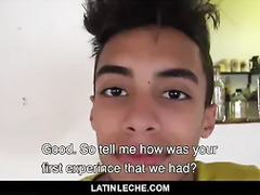 LatinLeche - Venezuelan Cocksucker takes double facial