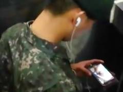 Asian wanker caught 3