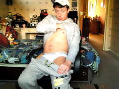 HD Trackie Baseball Cap Boy Cums